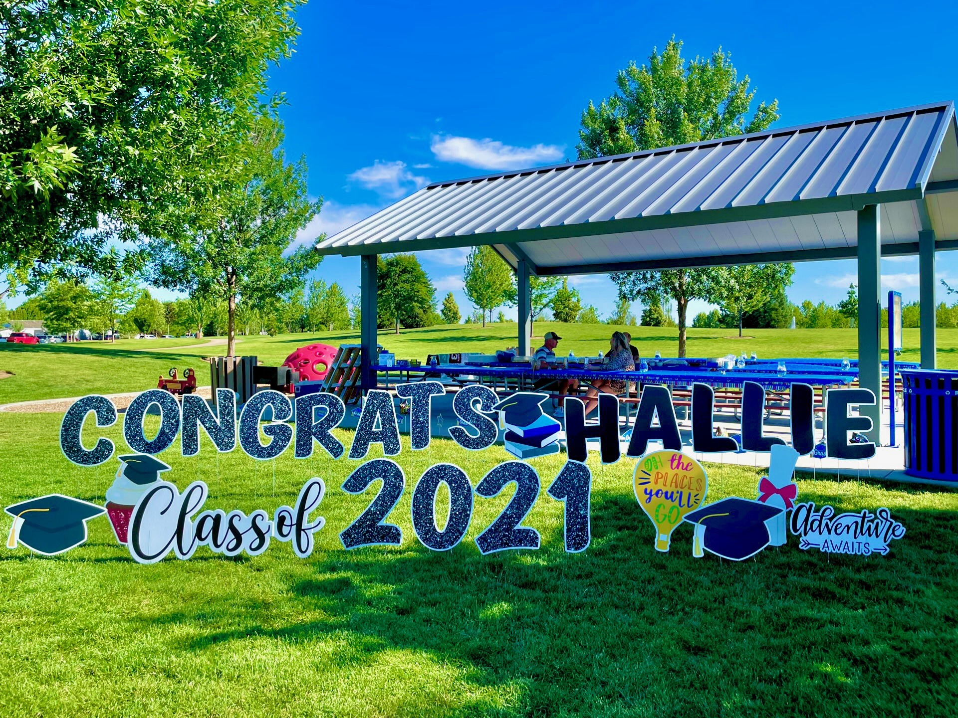 Graduation Season 2025 yard card displays in Boise Idaho